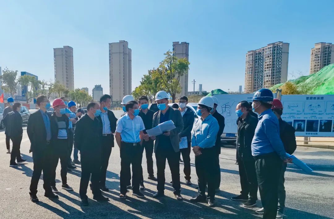 副市长江新洪一行调研青山湖西岸片区基础设施建设工程及洪腾高架项目_w66国际app
